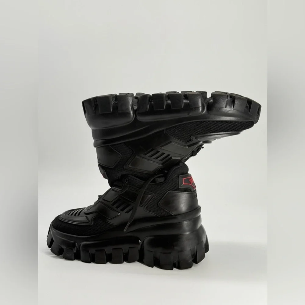 Prada Cloudbust Thunder Sneaker in Black US 7.5 - Picture 6 of 9